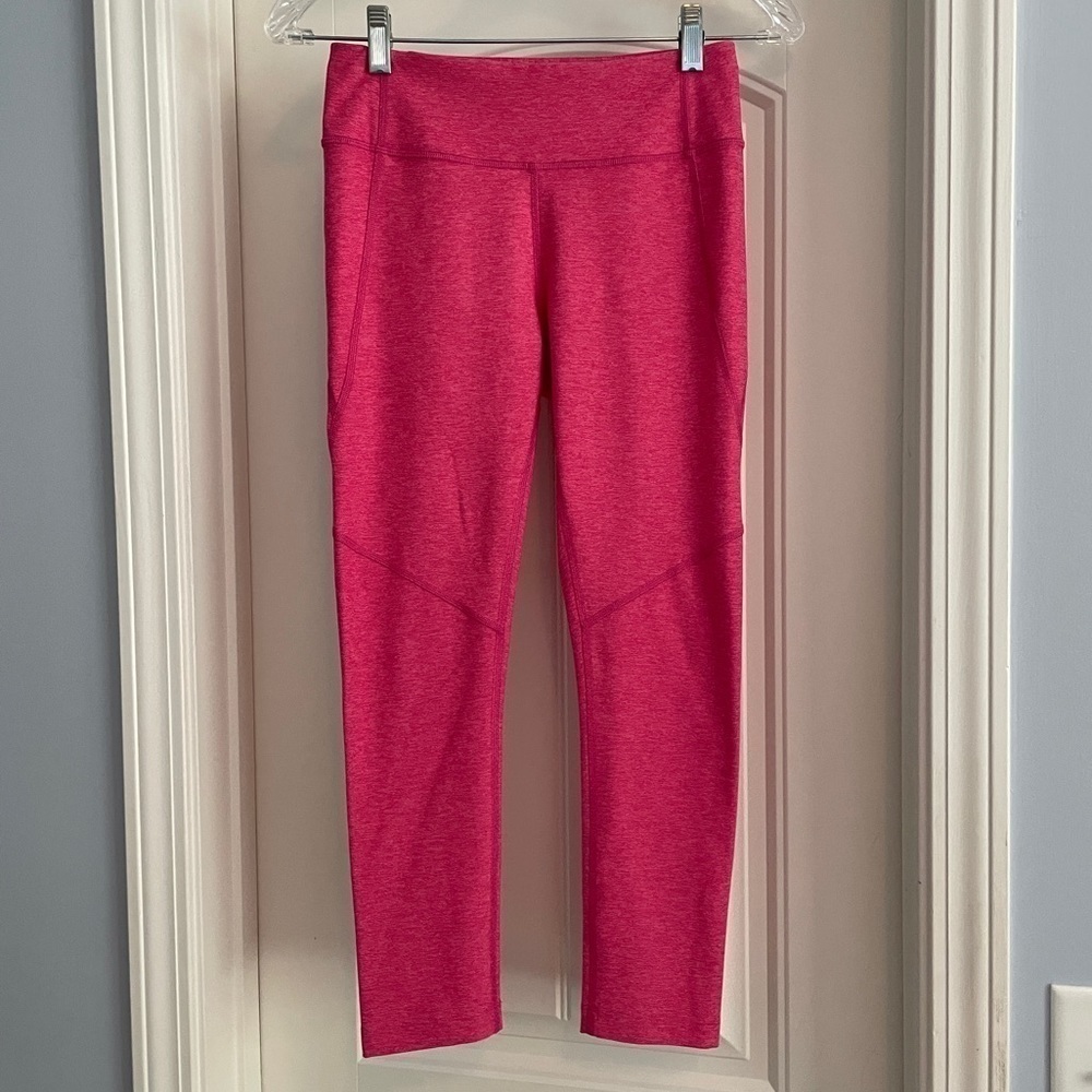 Outdoor Voices Small Pink Leggings ~ Crop Ankle 7/8